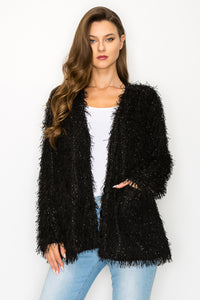 Wemma Sparkling Feathered Eyelash Jacket