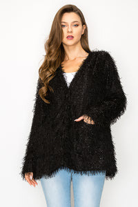 Wemma Sparkling Feathered Eyelash Jacket