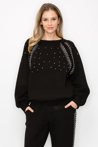 Fredericka Top with Studs