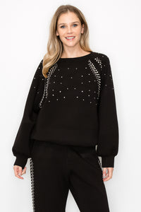 Fredericka Top with Studs