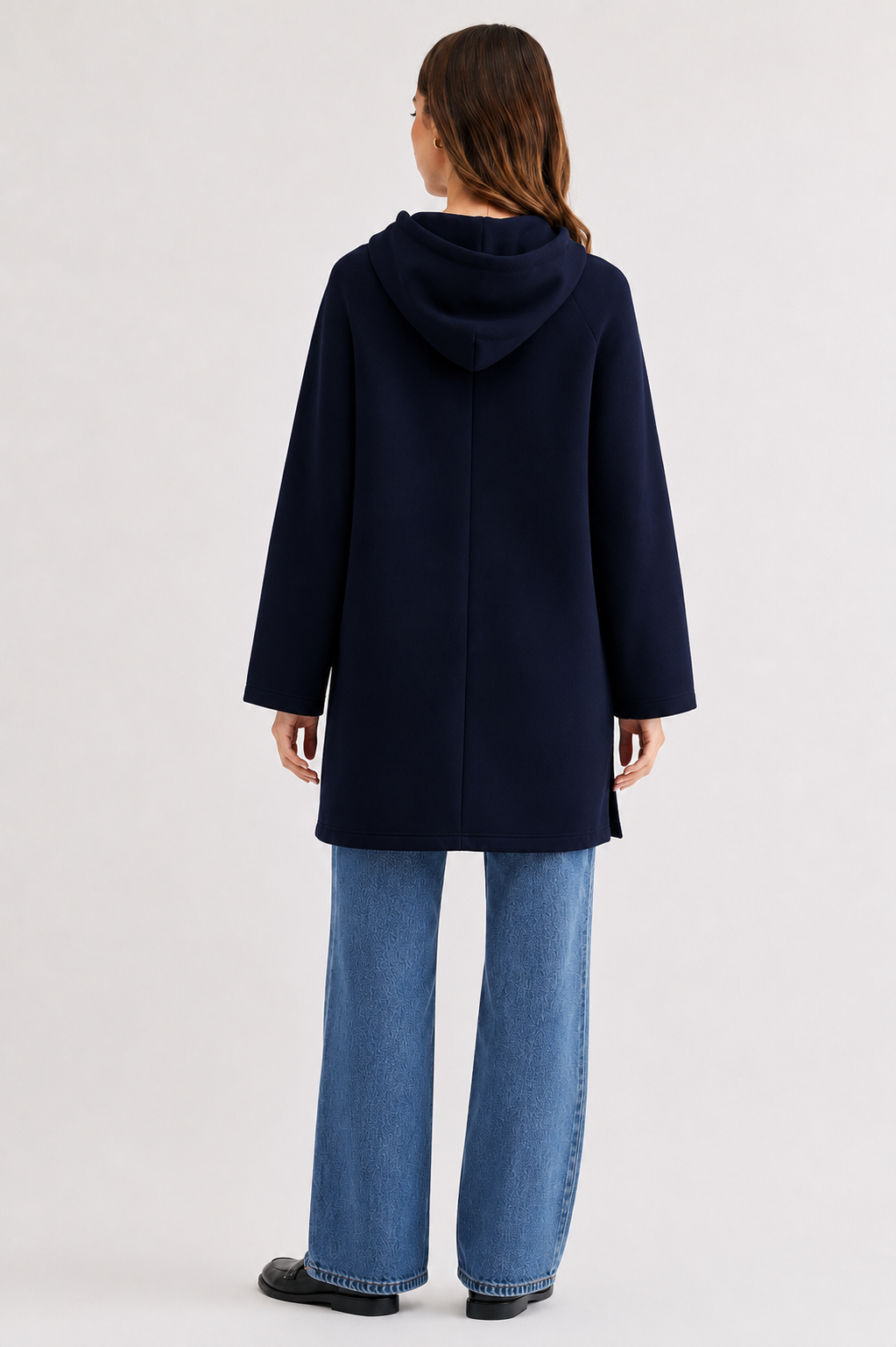 Francesca Stretch French Scuba Jacket with Studs