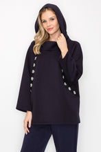 Load image into Gallery viewer, Frances Hoodie Top with Diamond Studs