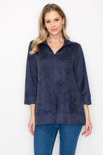 Load image into Gallery viewer, Addison Stretch Suede Top