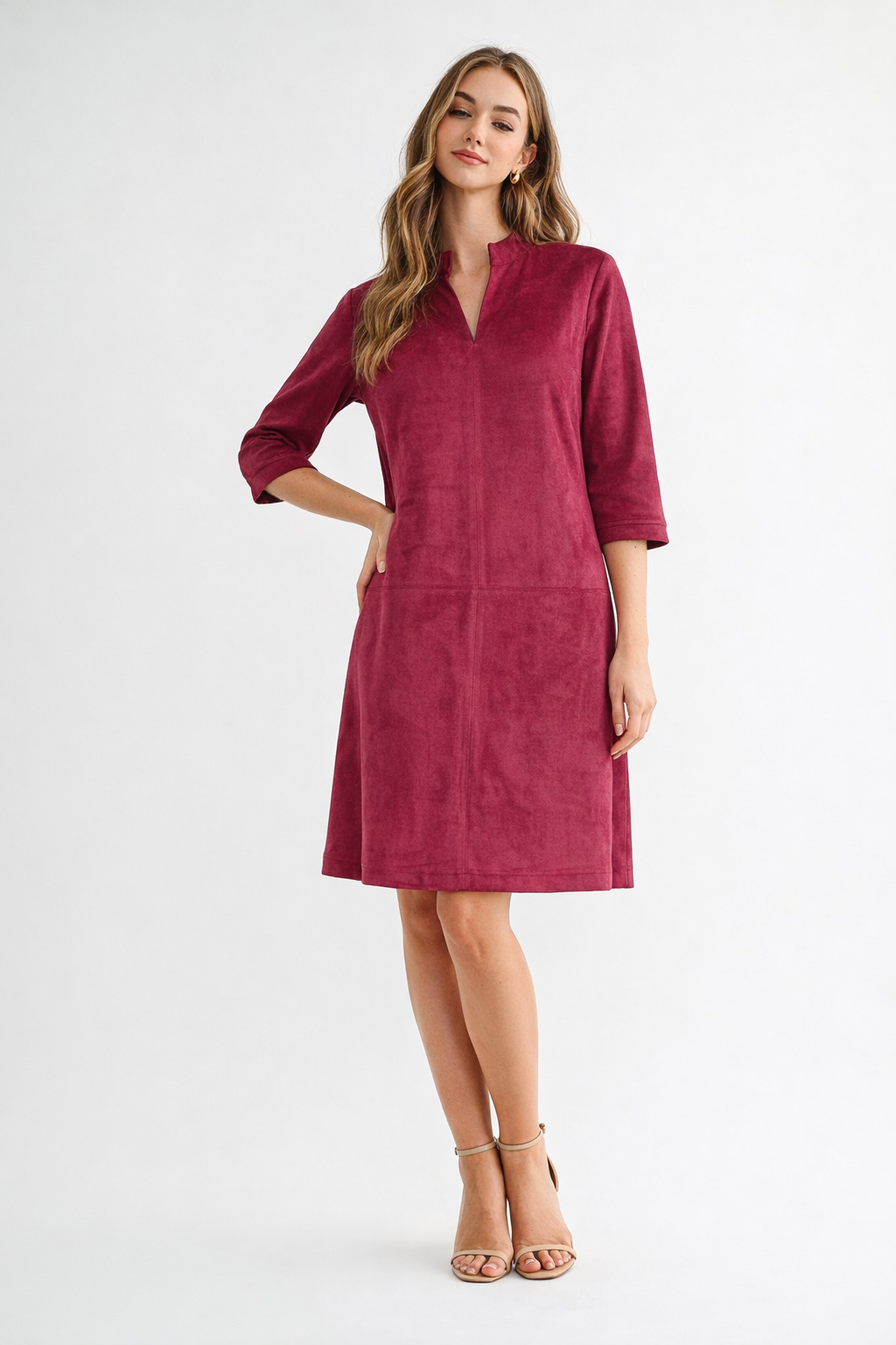Aiden Stretch Suede Dress