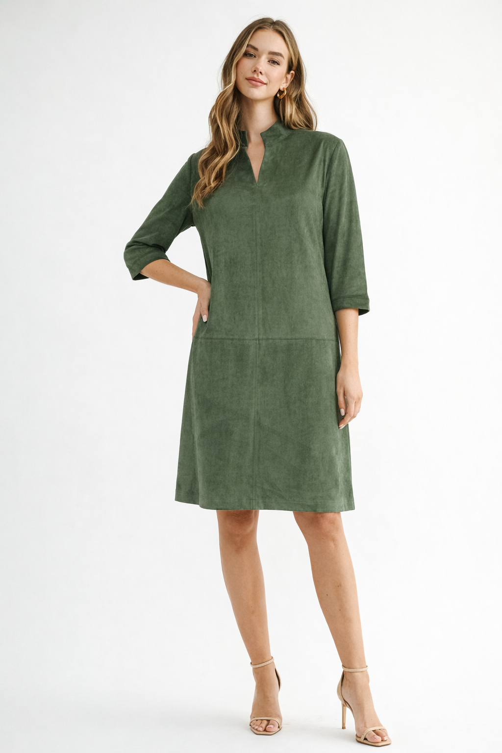 Aiden Stretch Suede Dress