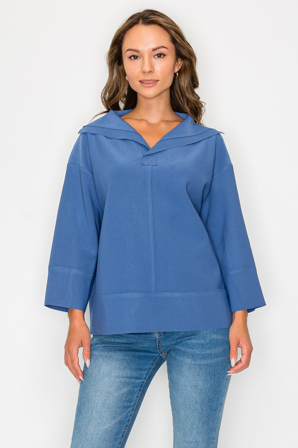 Kourtney Crepe Knit Top