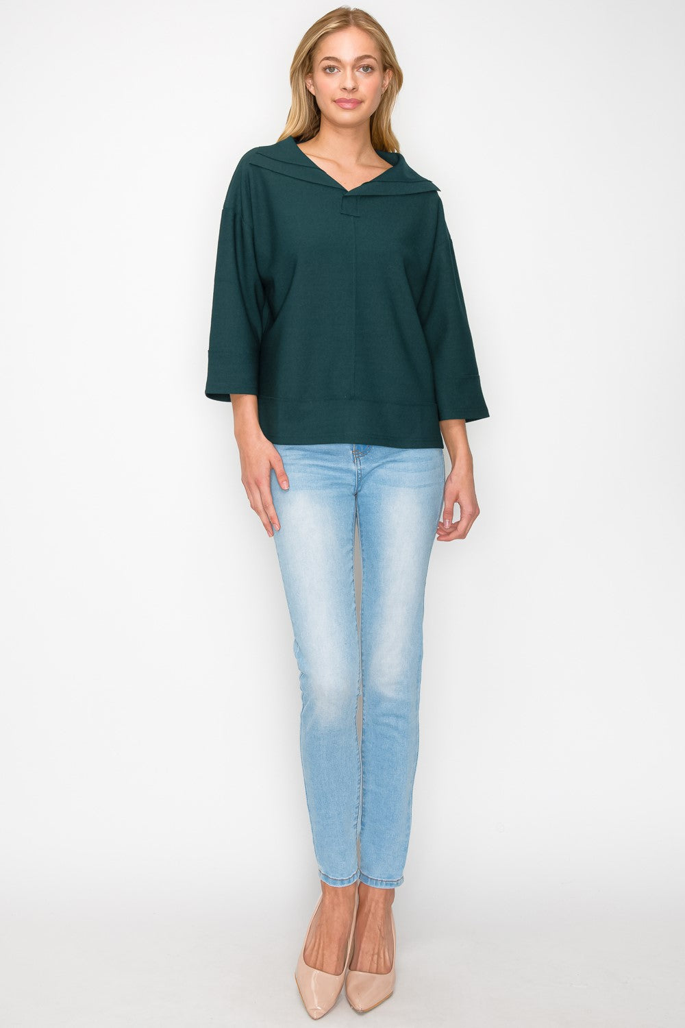 Kourtney Crepe Knit Top