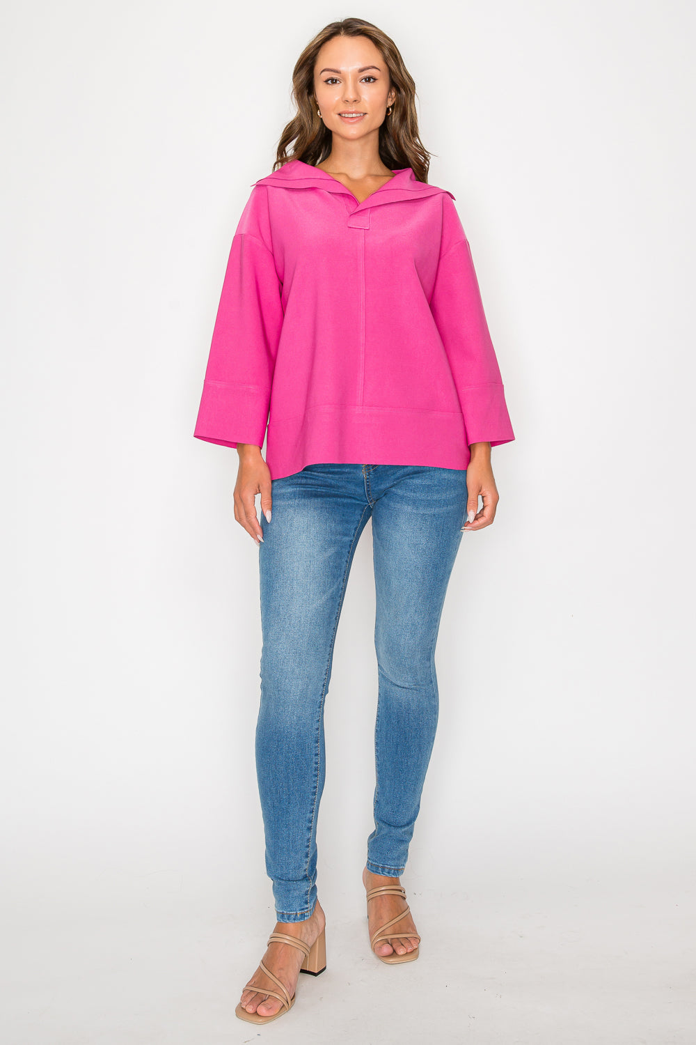 Kourtney Crepe Knit Top