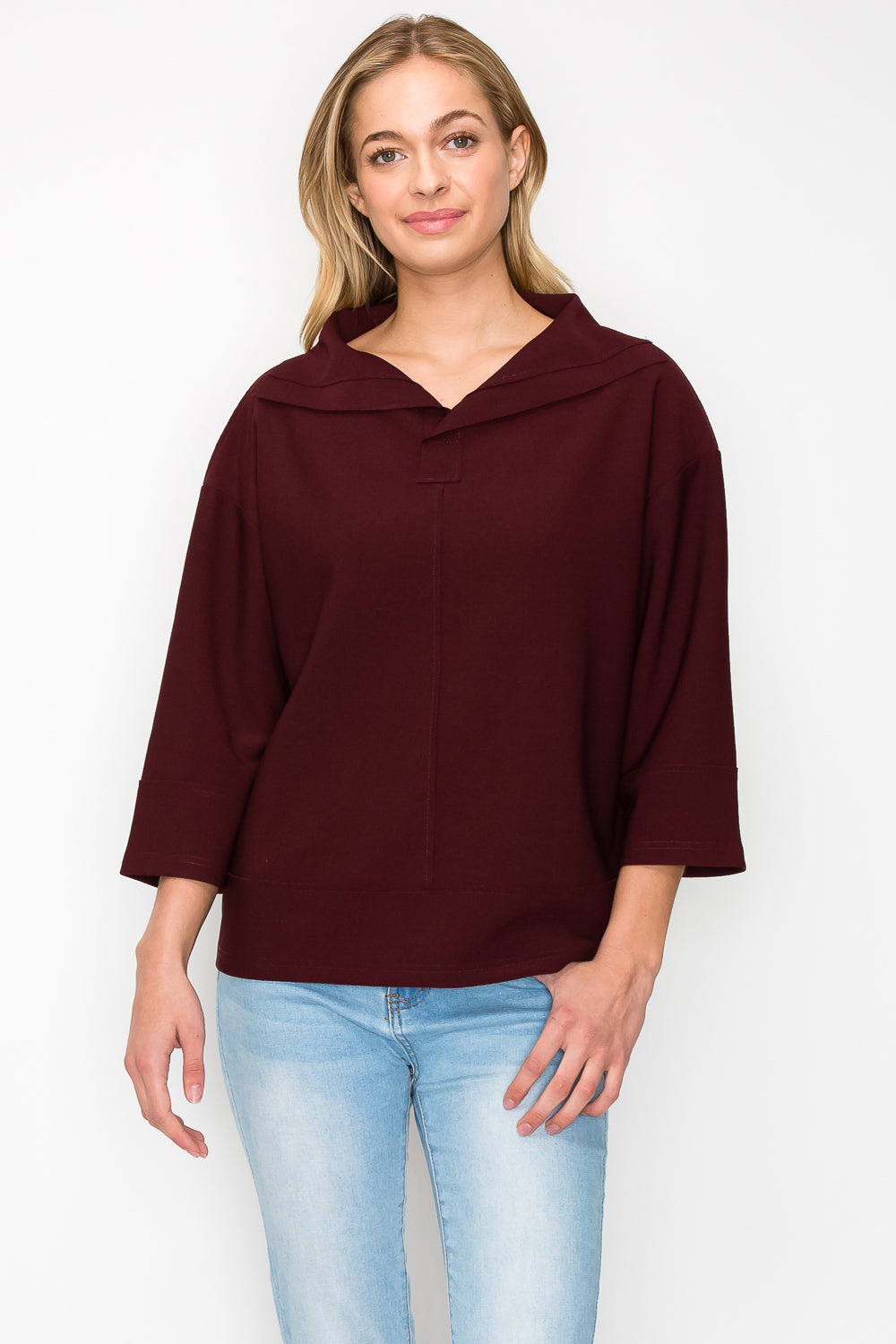 Kourtney Crepe Knit Top