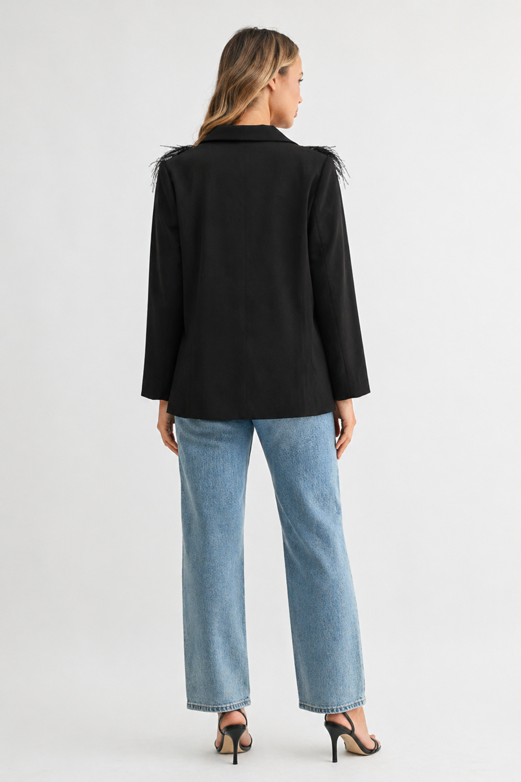 Jane Jacket with Feathers