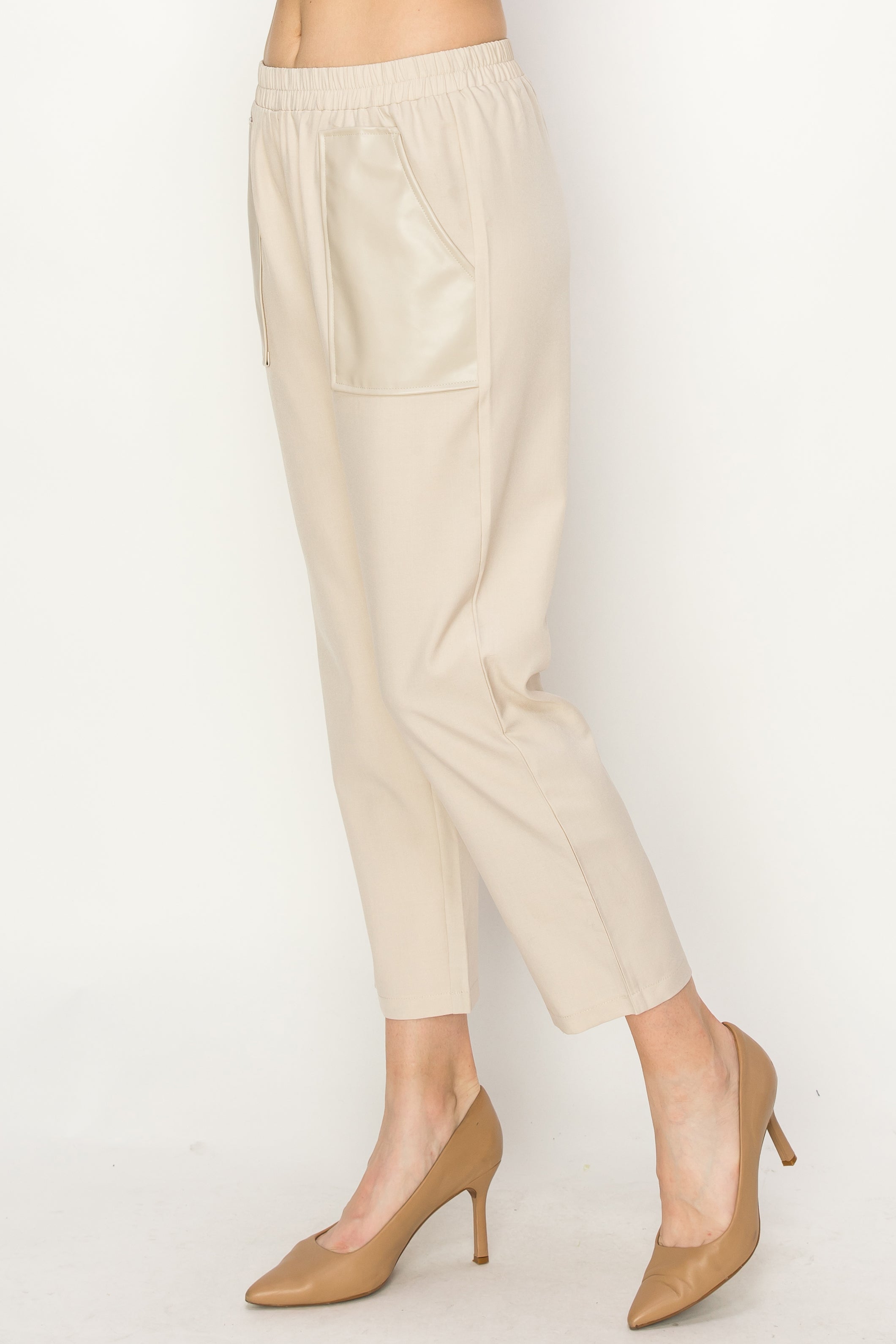 Willette Pant with Leather Pockets