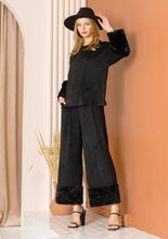 Load image into Gallery viewer, Amal Suede Pant with Fur