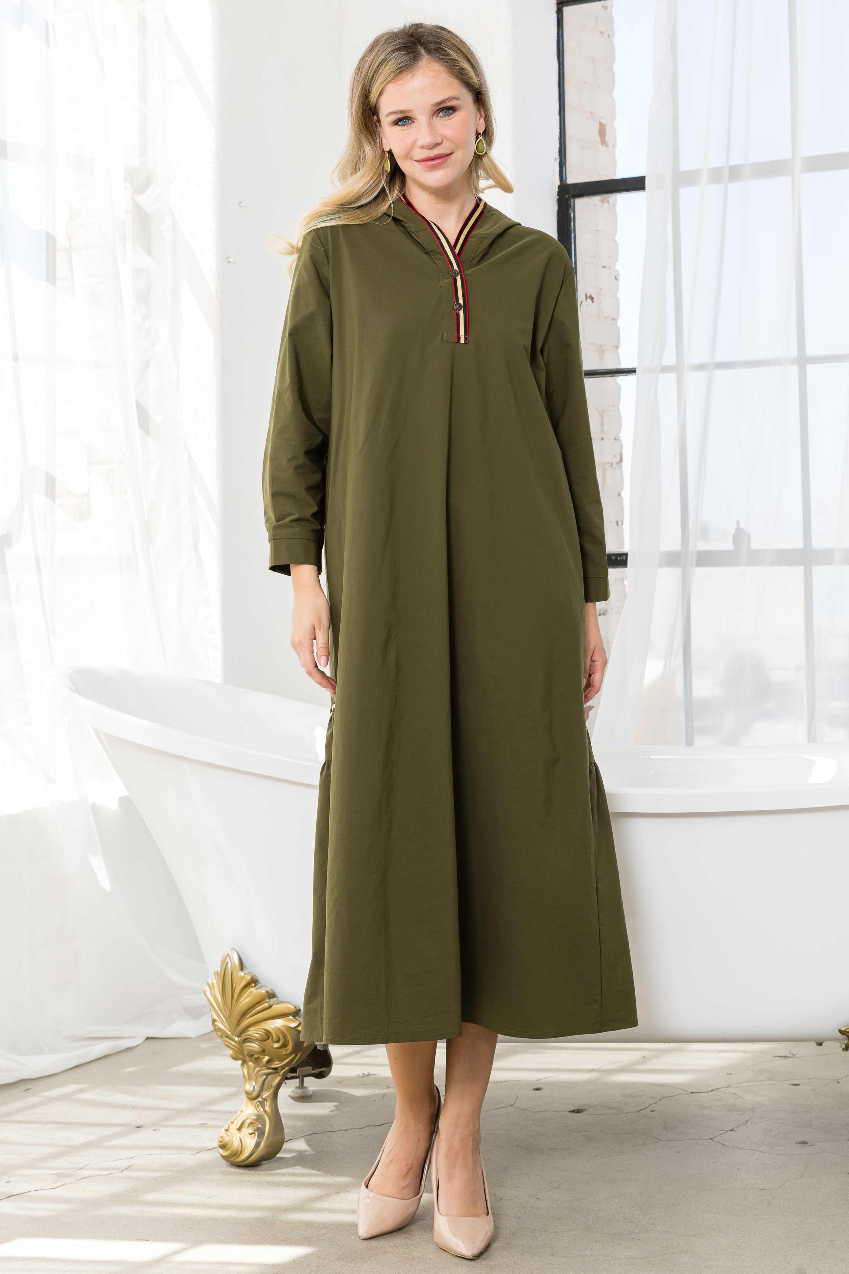 Juliana Stretch Woven Dress
