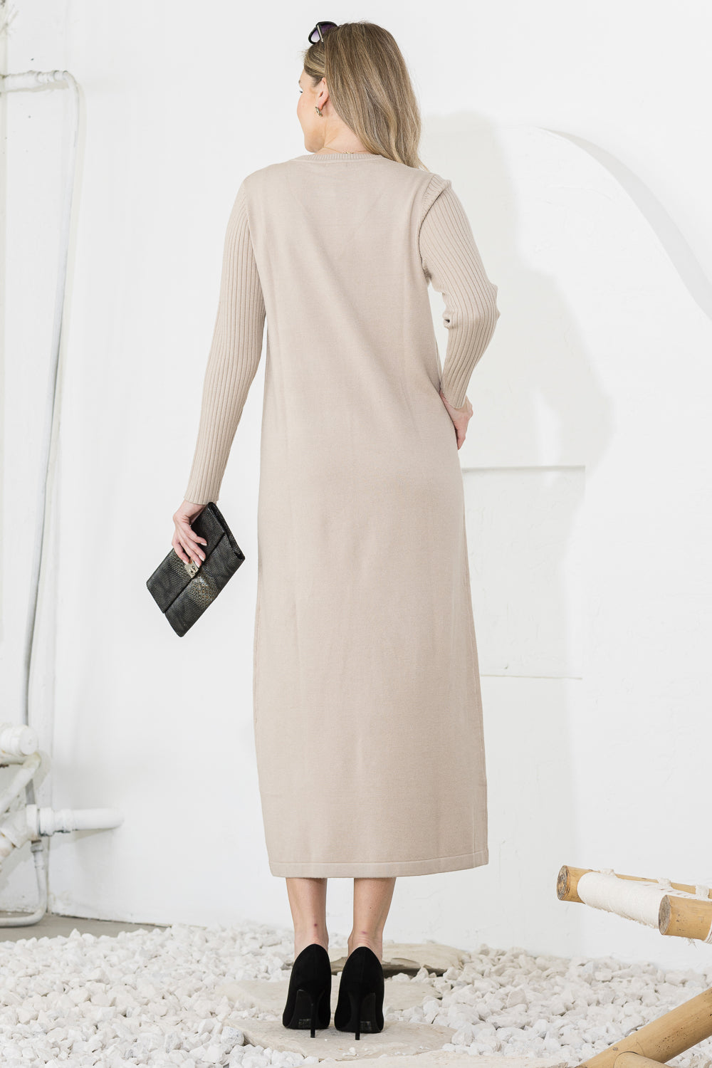 Sandra Knitted Sweater Dress