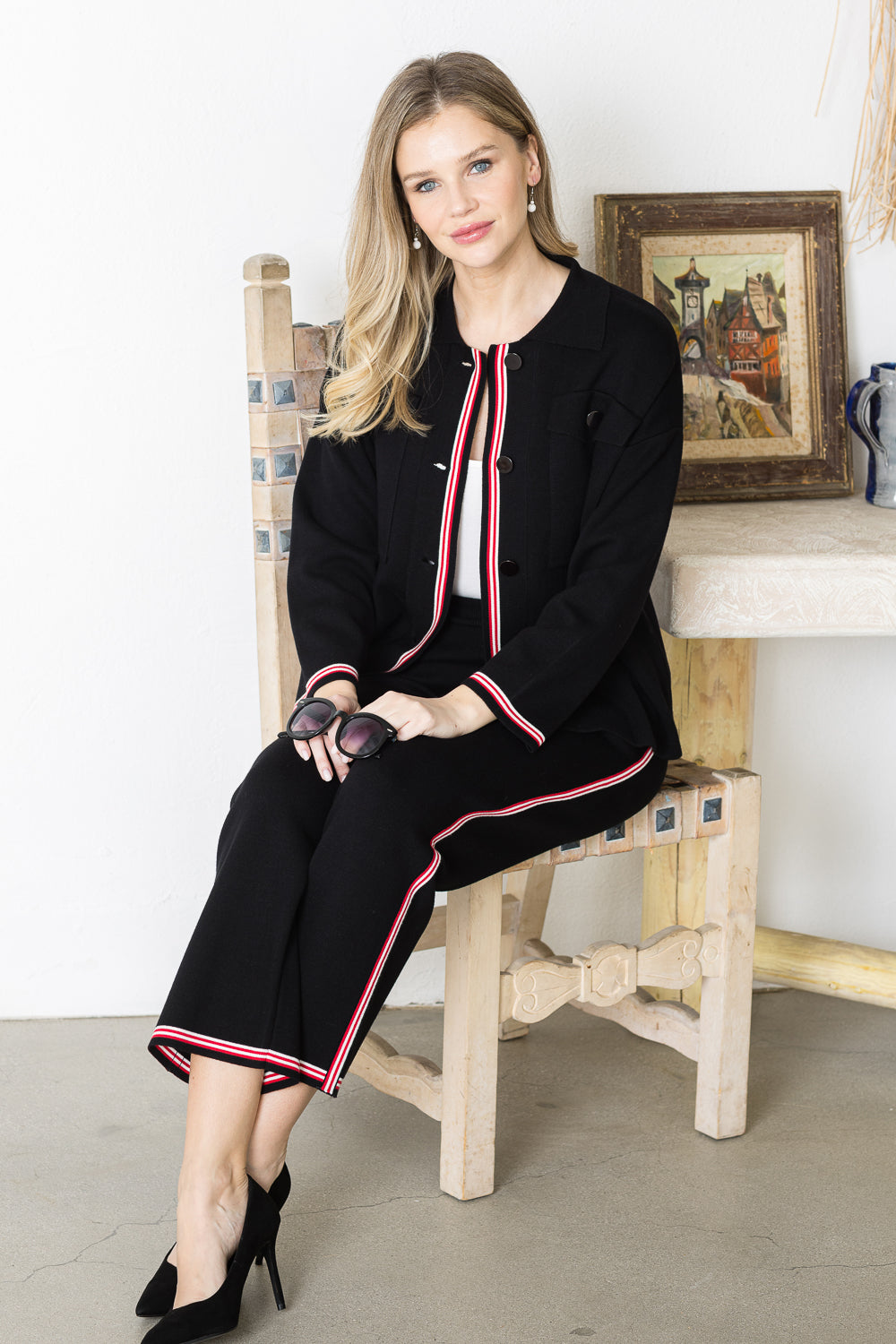 Sabrina Knitted Top Cardigan