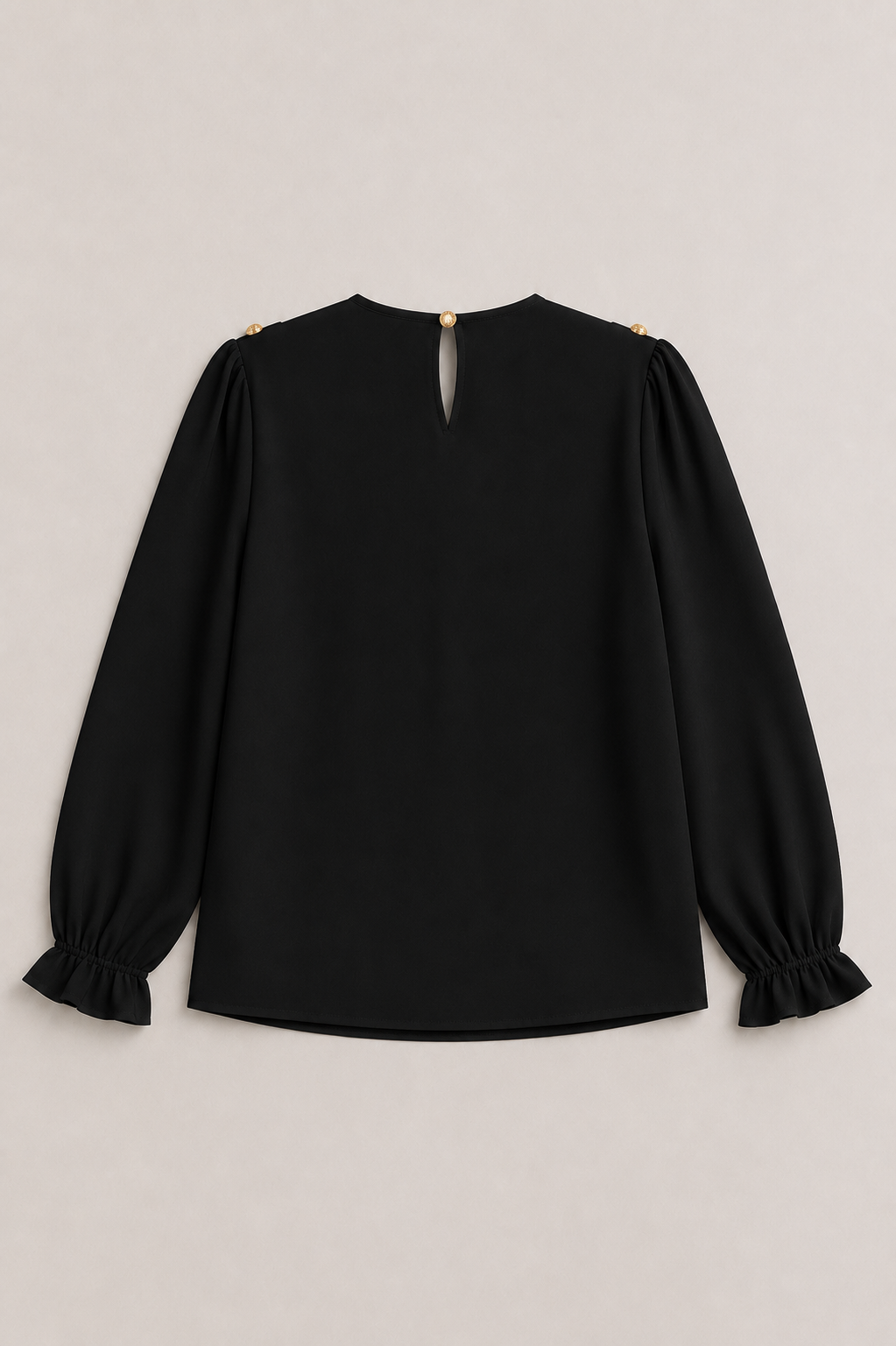 Jackie Woven Pleated Top