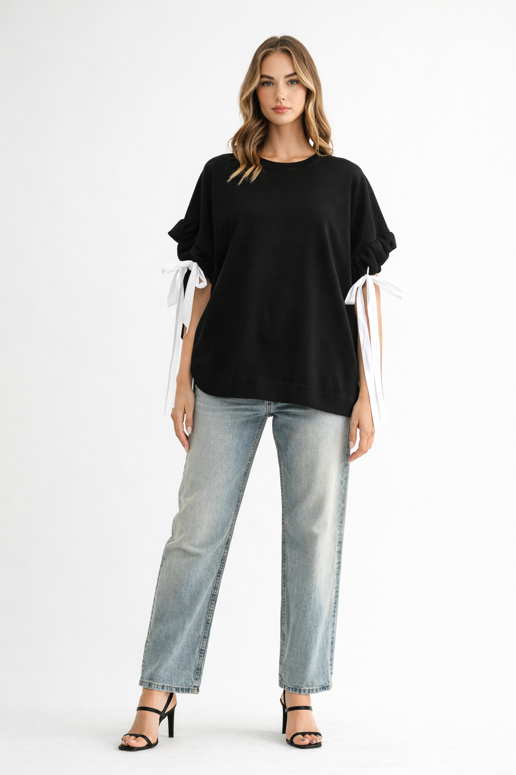 Fatima Stretch French Scuba Top