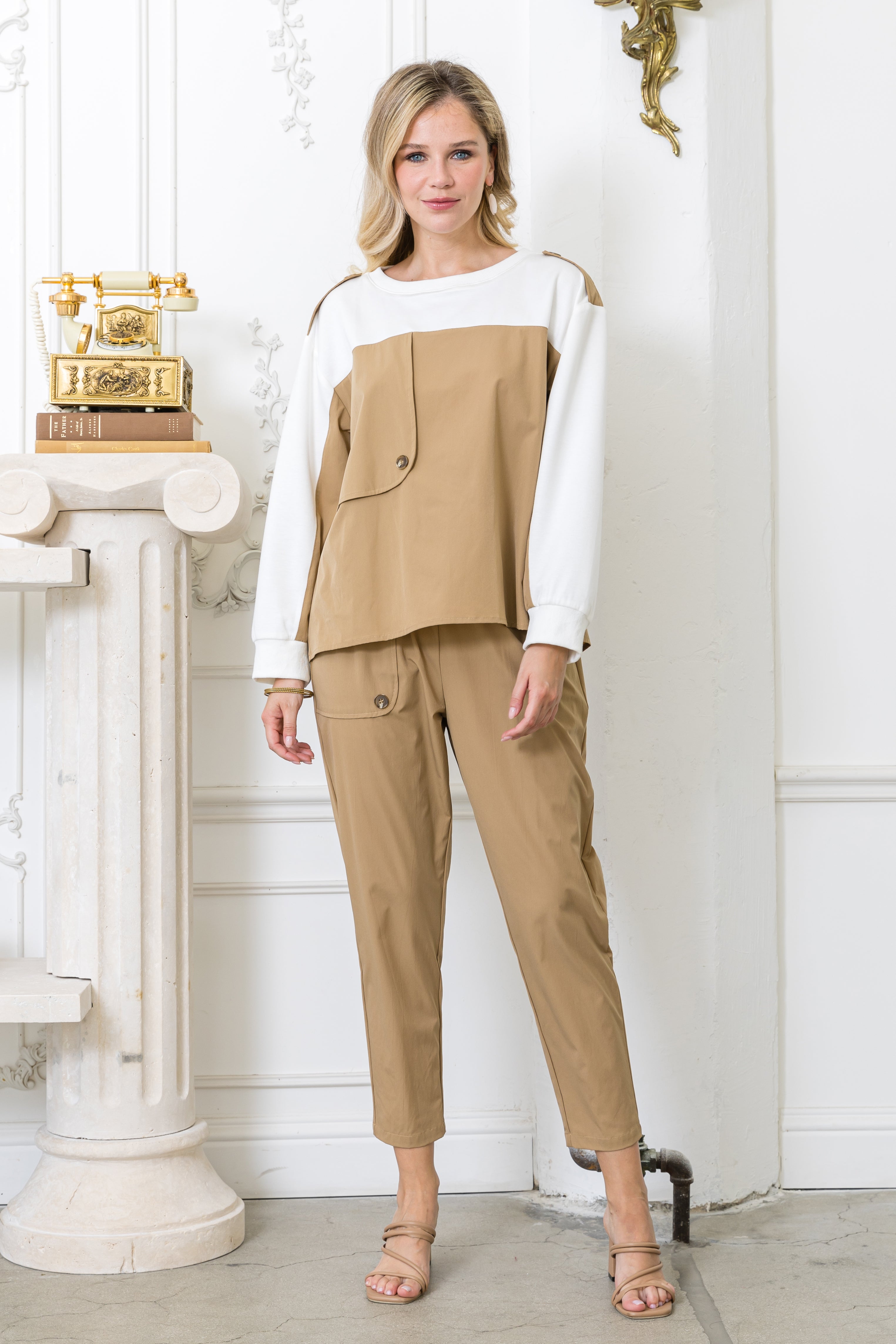 Walenna Stretch Woven Pant