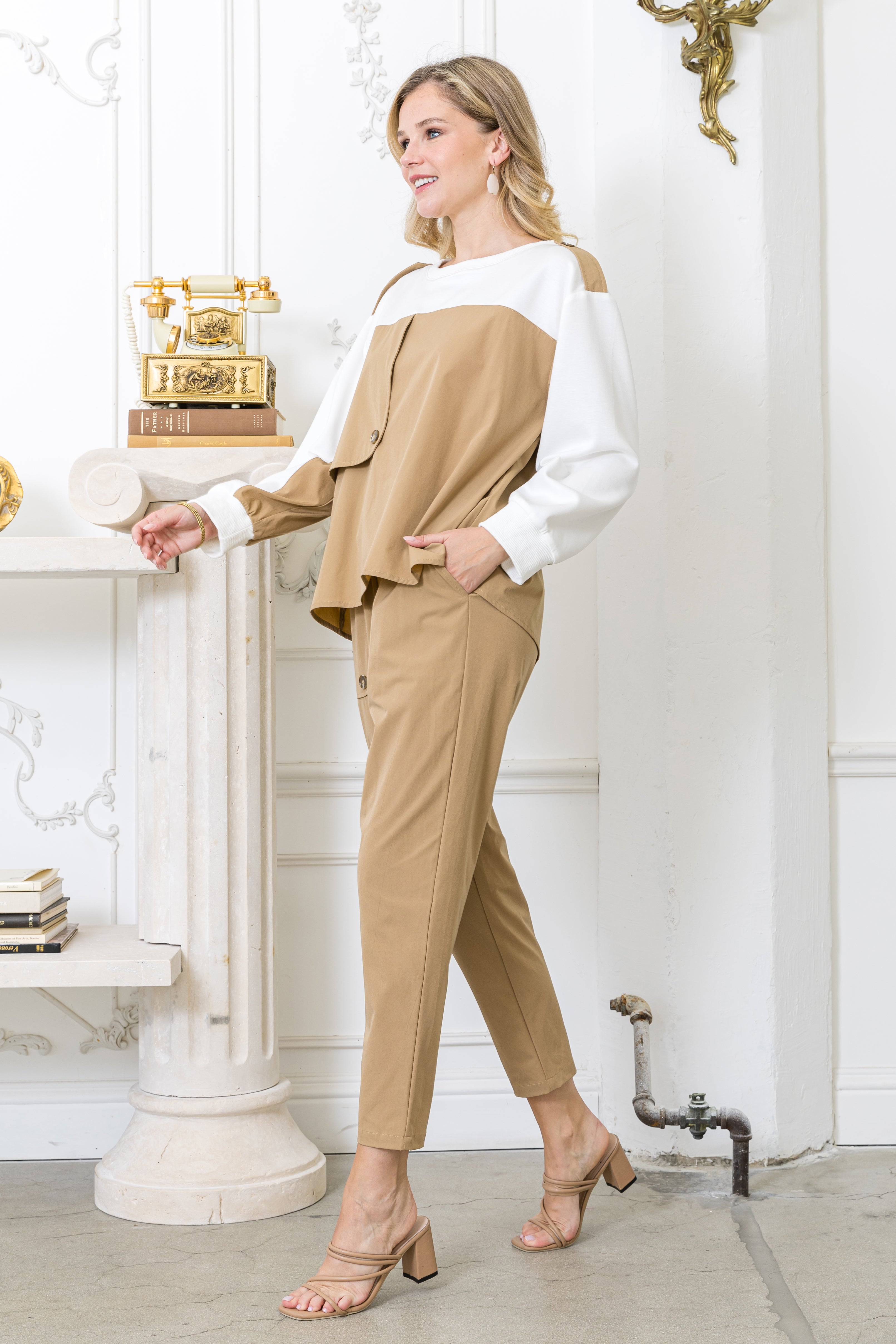 Walenna Stretch Woven Pant