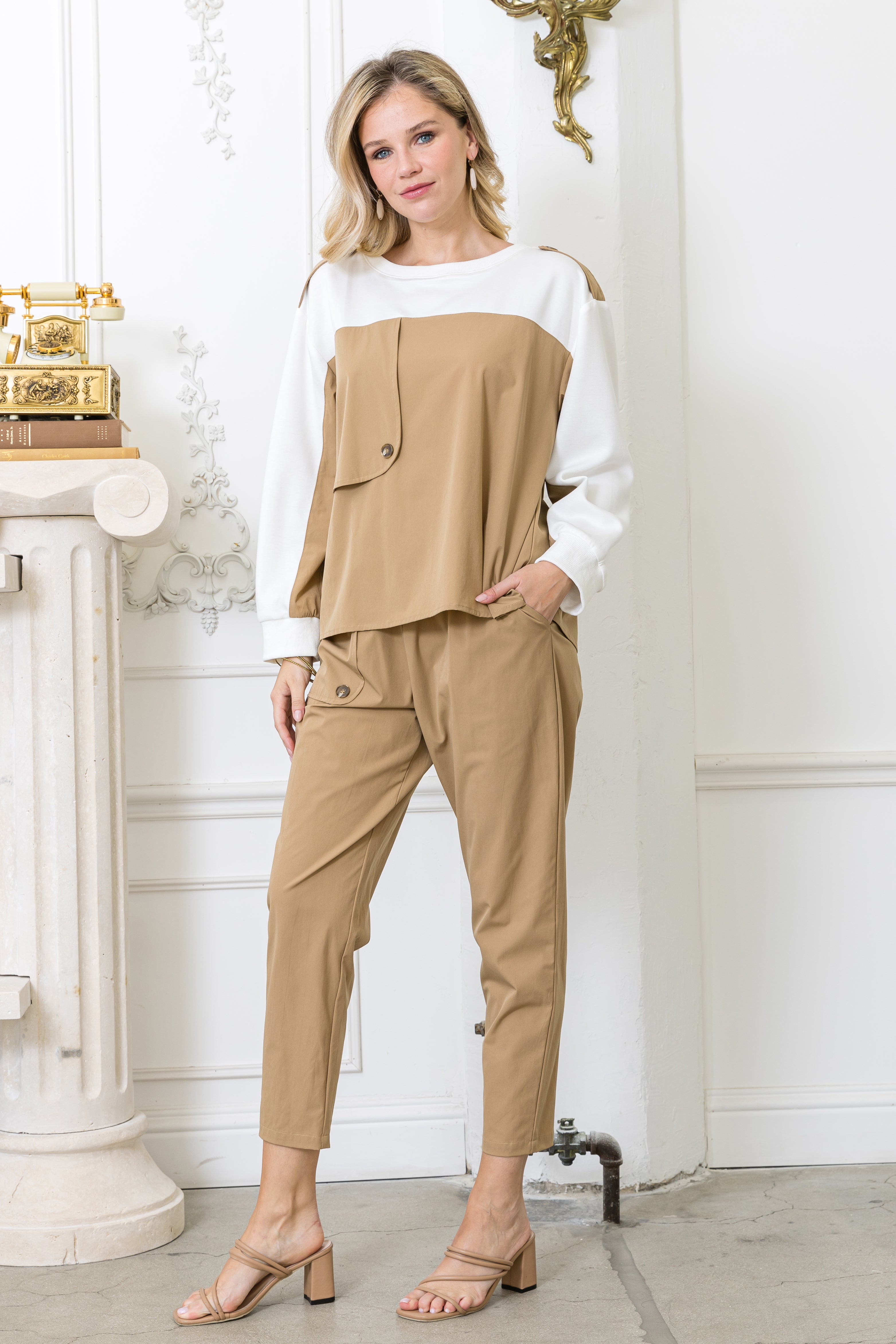 Walenna Stretch Woven Pant