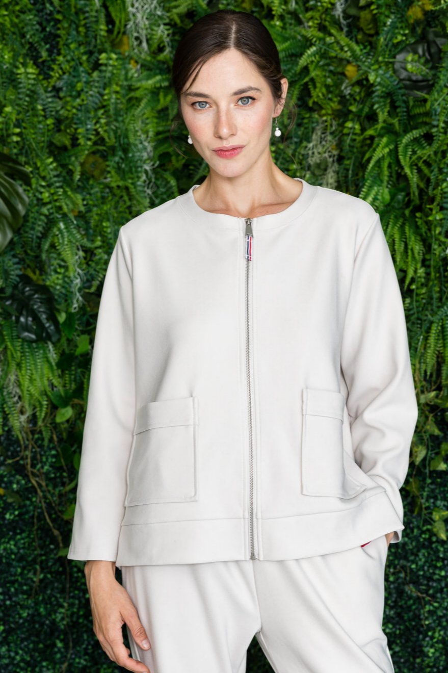 Kylie Stretch Matte Crepe Jacket