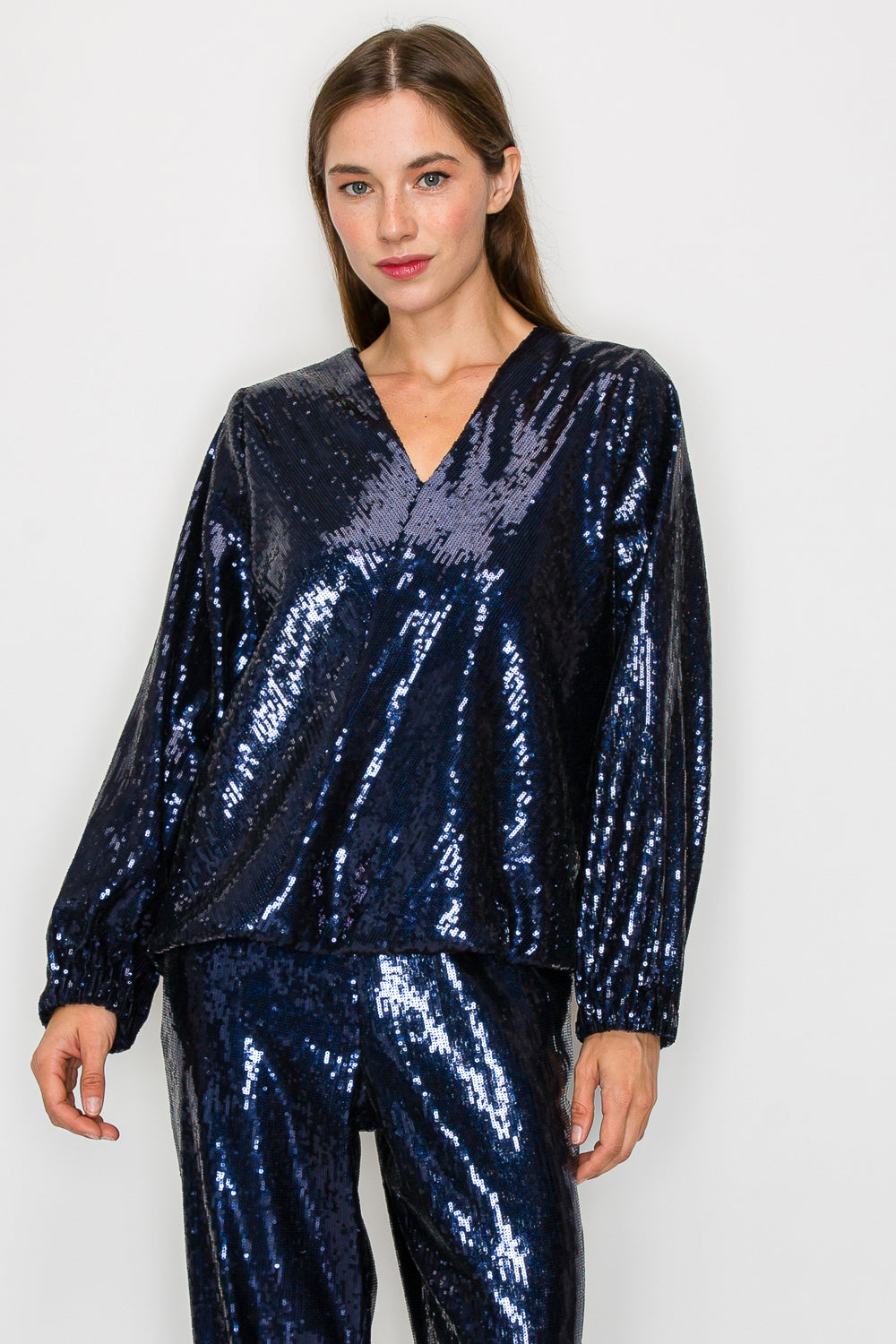 Jannis Sequin Wrap Top