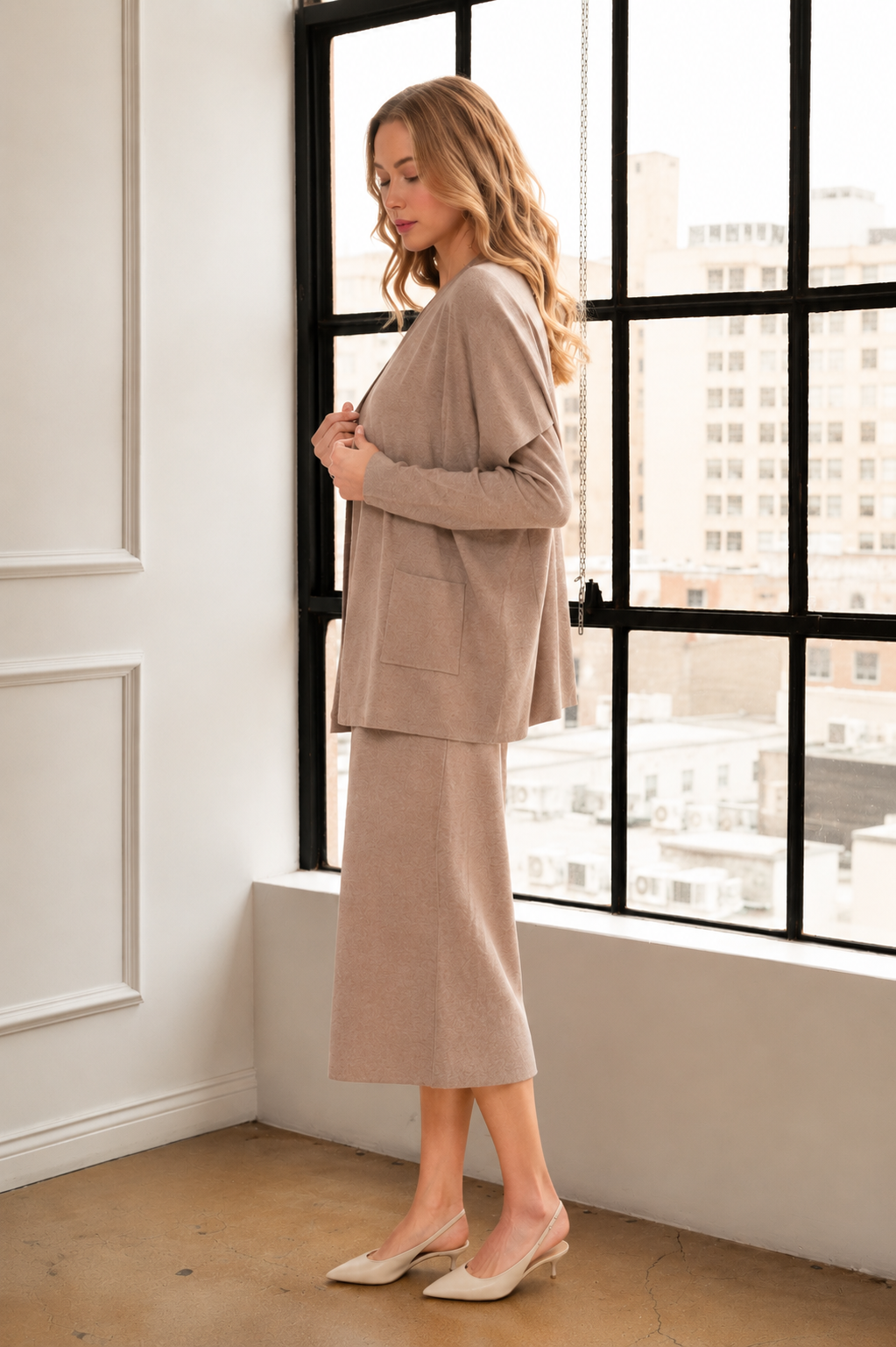 Sianna Knitted Sweater Dress