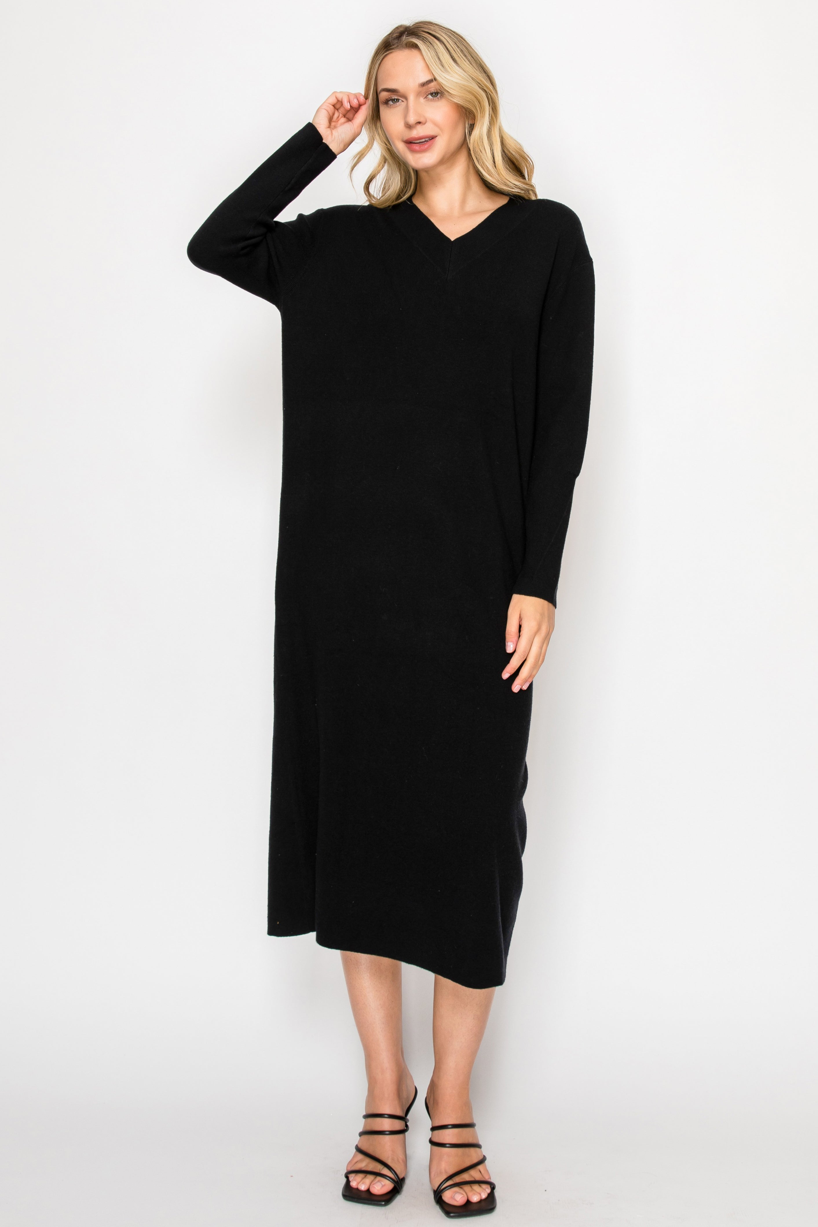 Sianna Knitted Sweater Dress