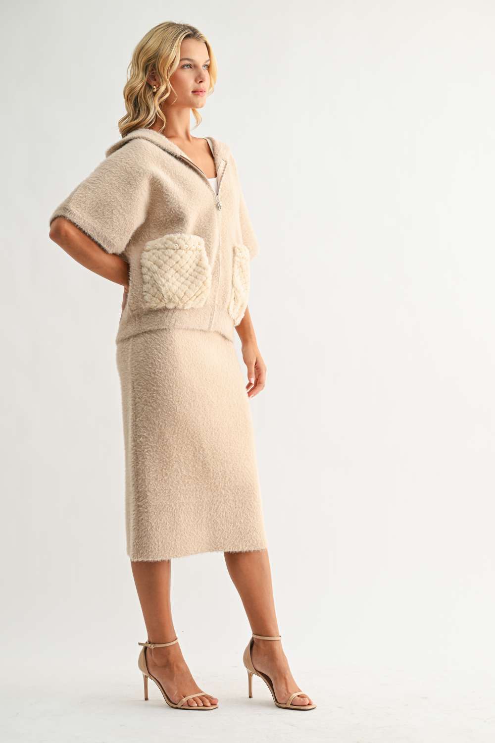 Sam Knitted Plush Skirt