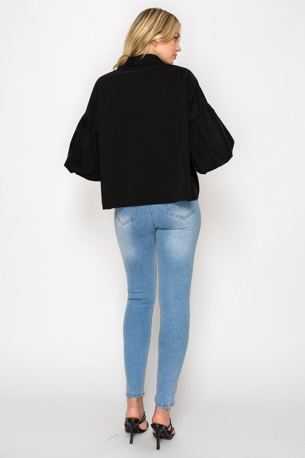 Julette Stretch Cotton Poplin Top