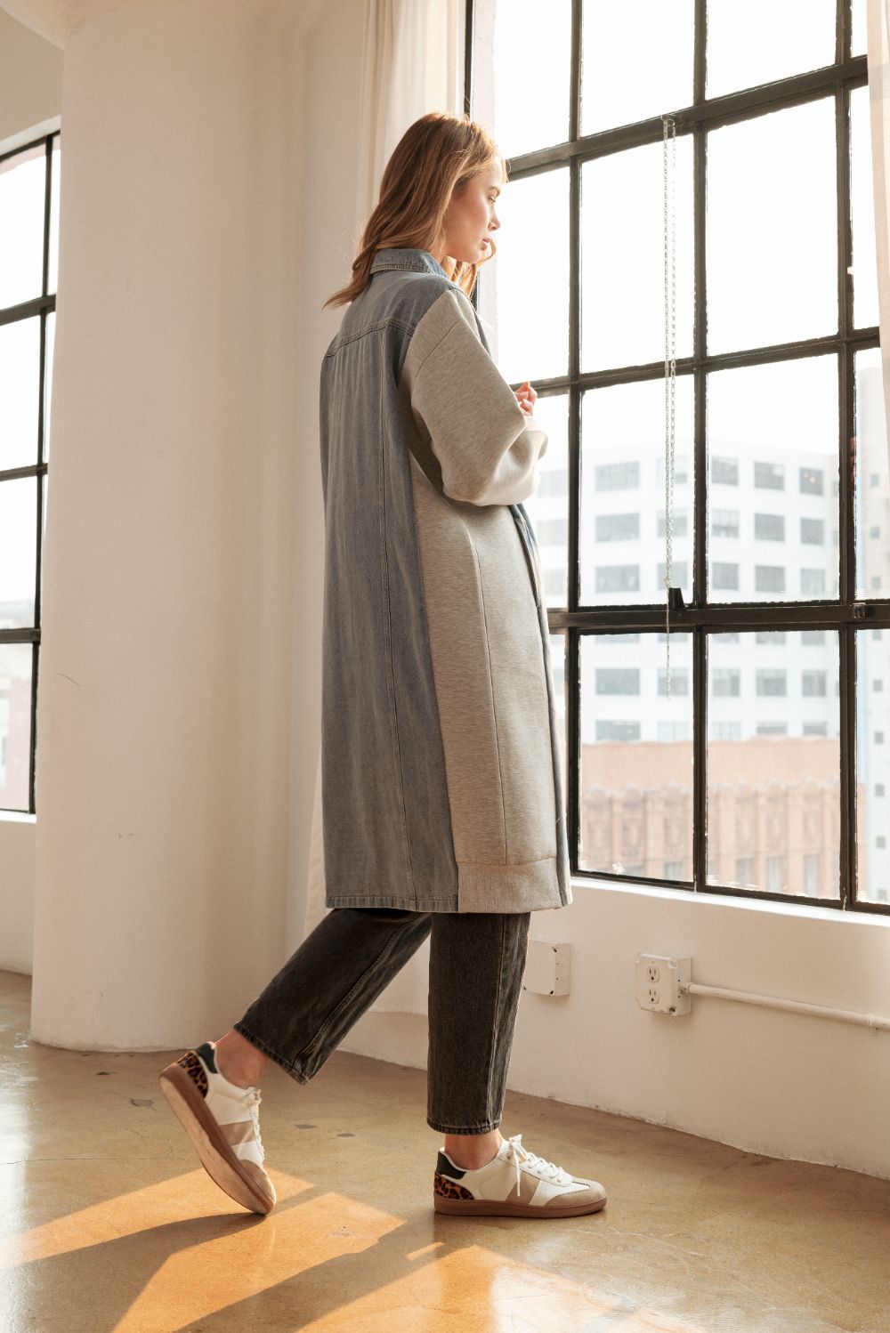 Denzel Denim Jacket W/ Contrast