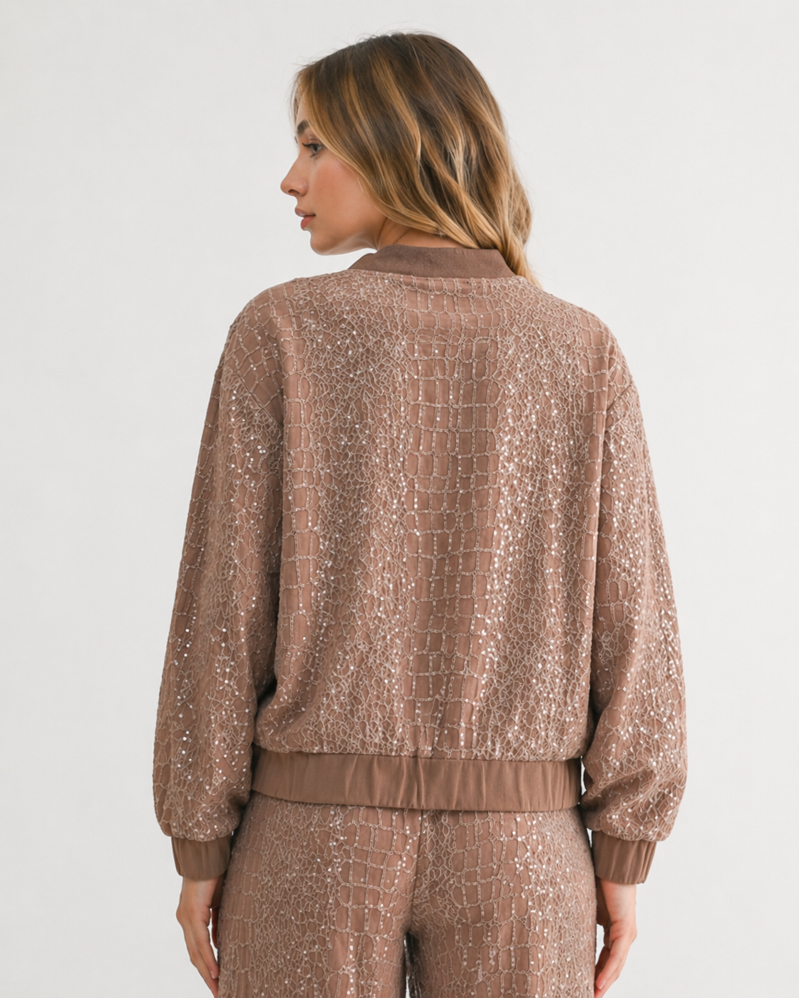 Janna Embroidered Sequin Jacket