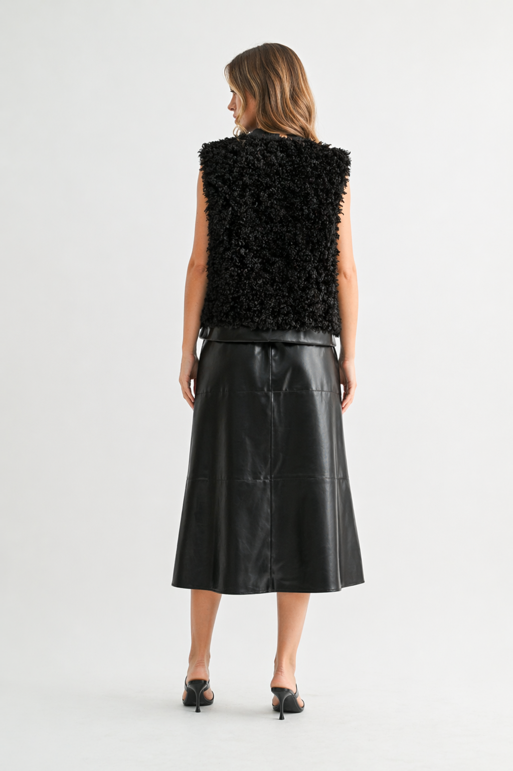 Lena Leather Skirt