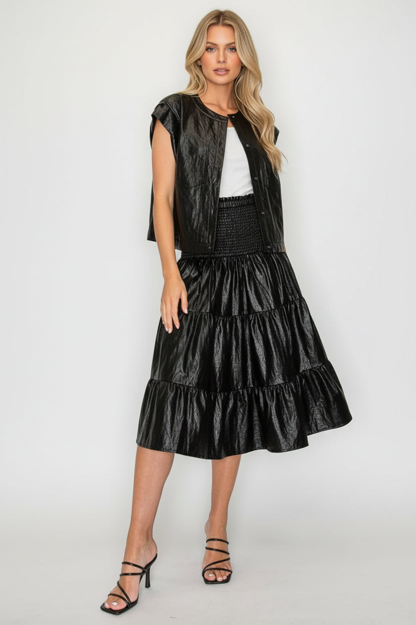 Jonnica Leather Vest