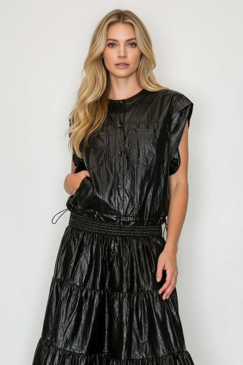 Jonnica Leather Vest