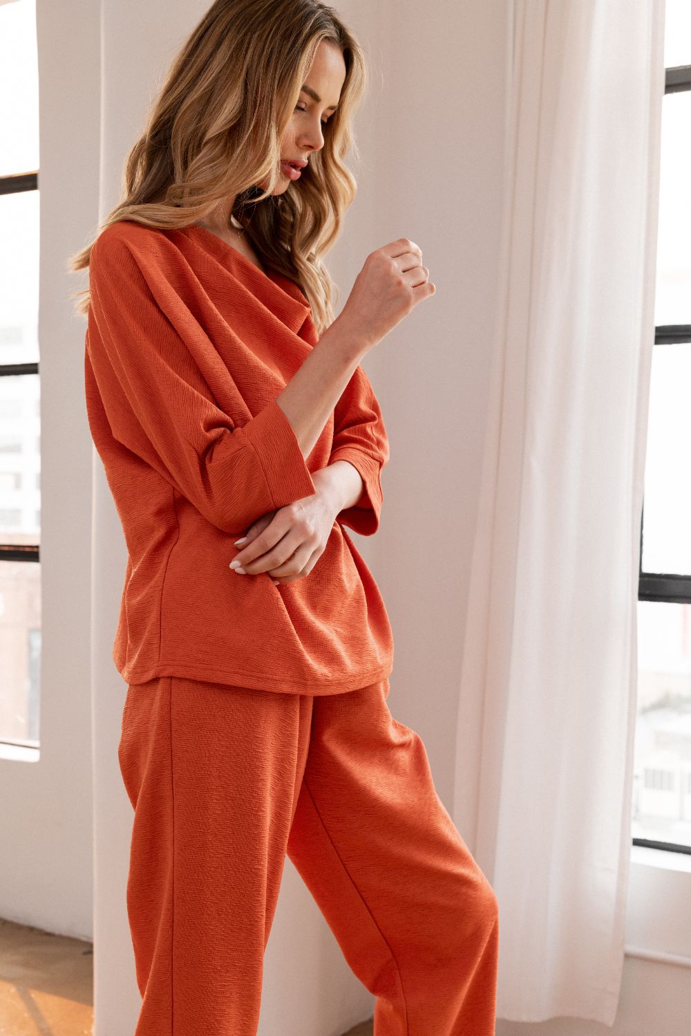 Keziah Cowal Textured Knit Top