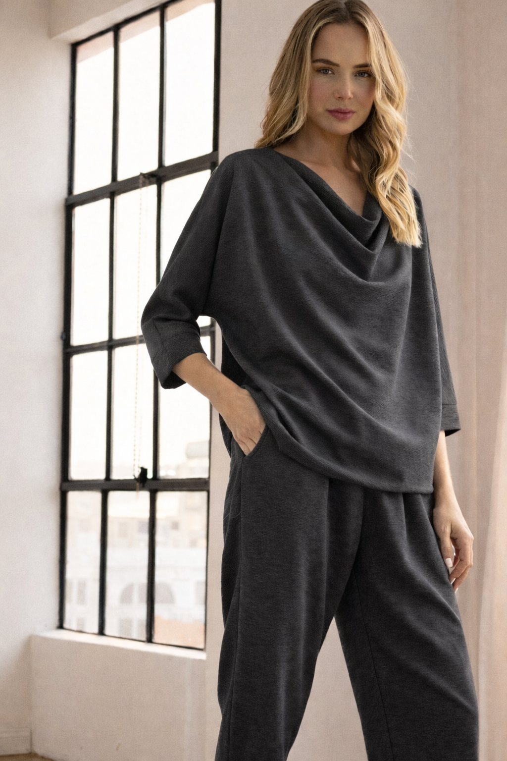 Keziah Cowal Textured Knit Top