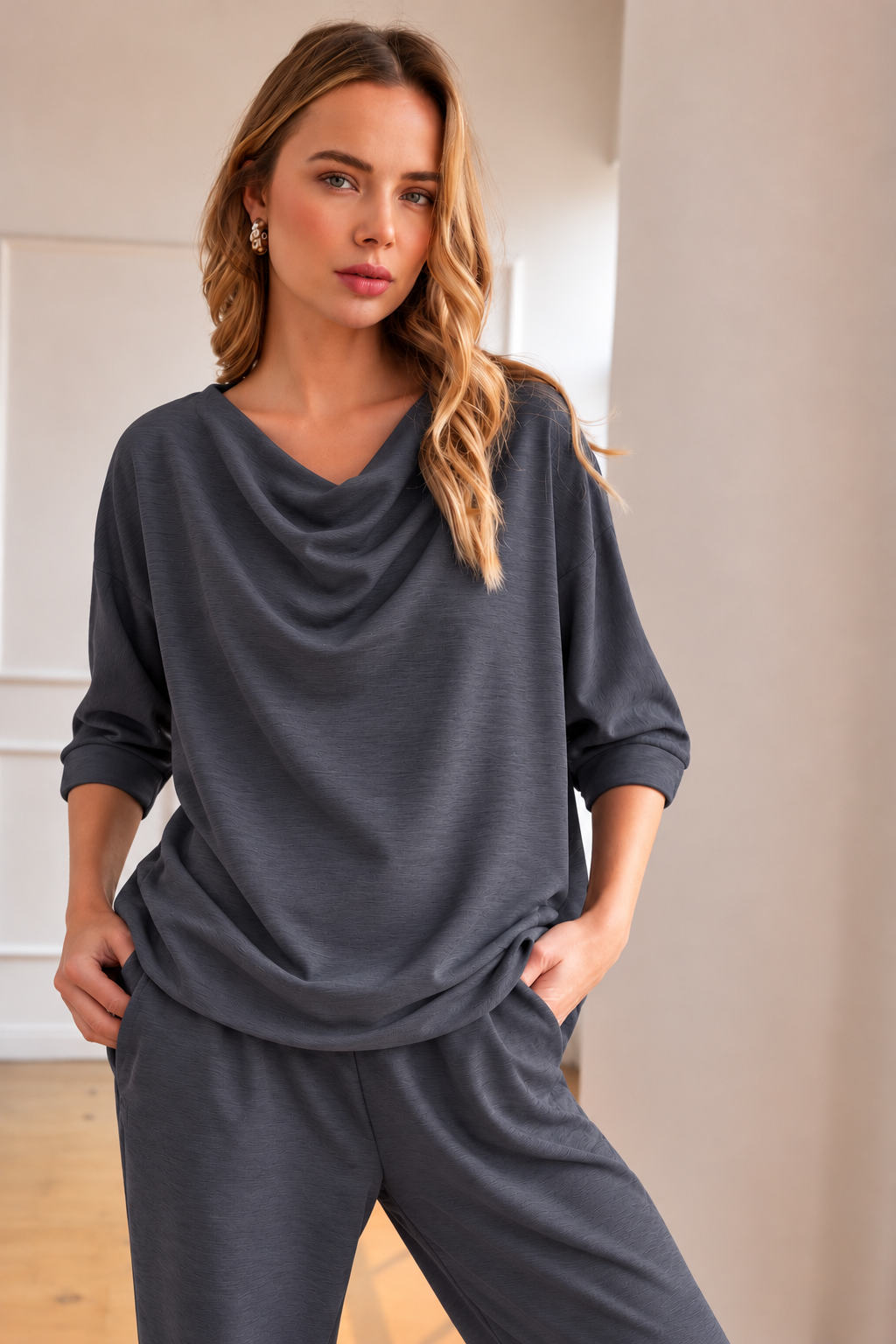 Keziah Cowal Textured Knit Top