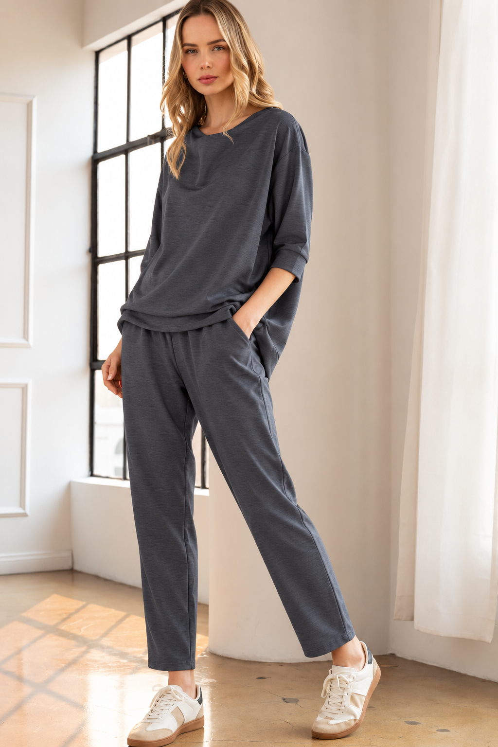 Karlee Textured Knit Pant