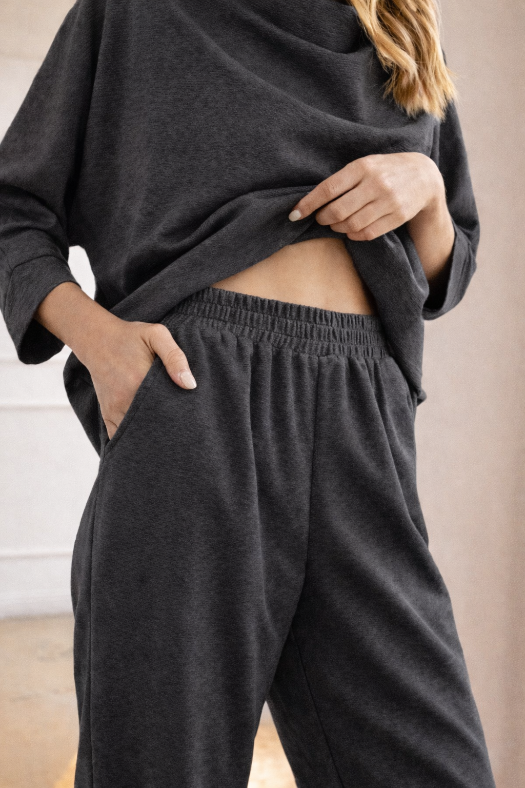 Karlee Textured Knit Pant