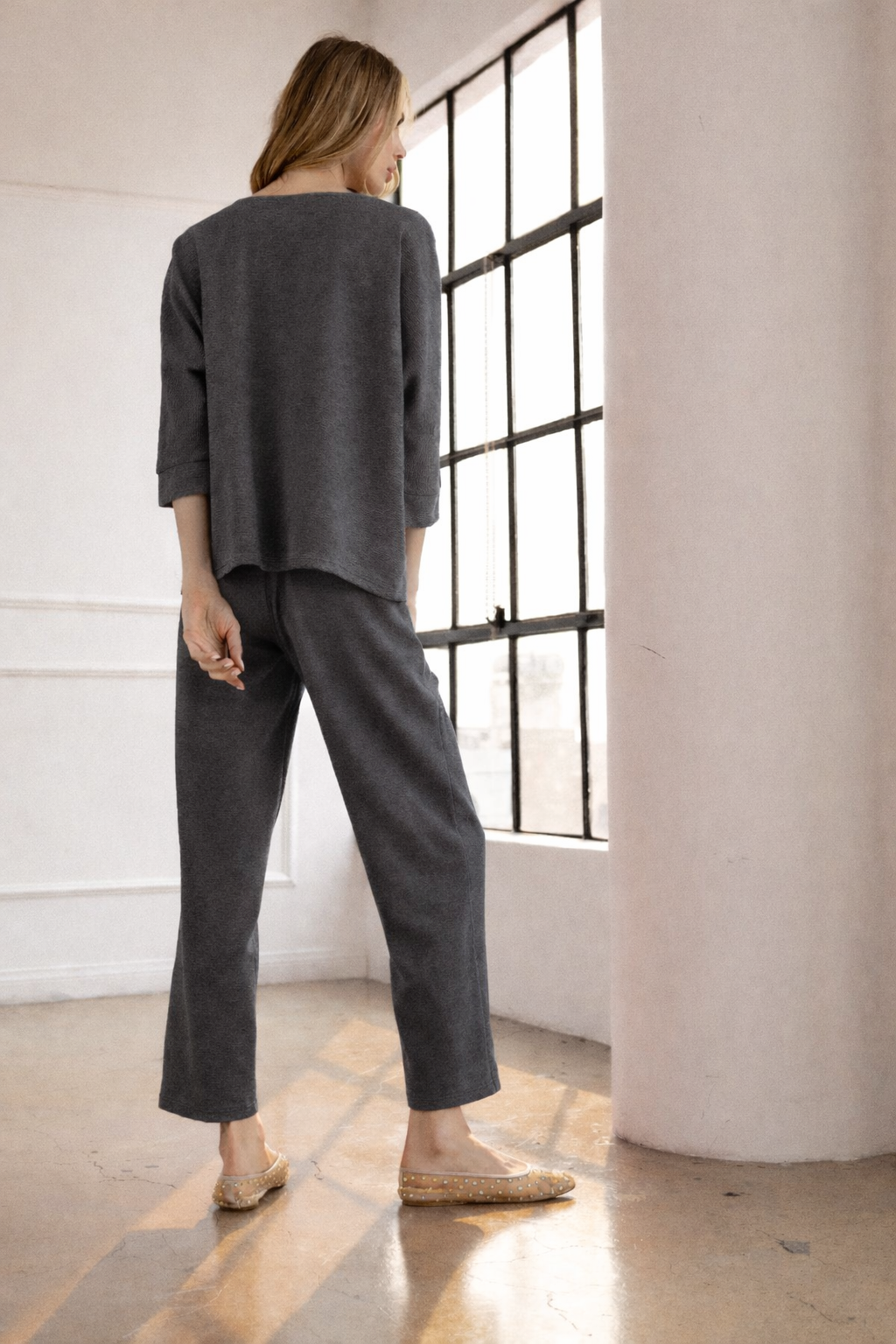 Karlee Textured Knit Pant
