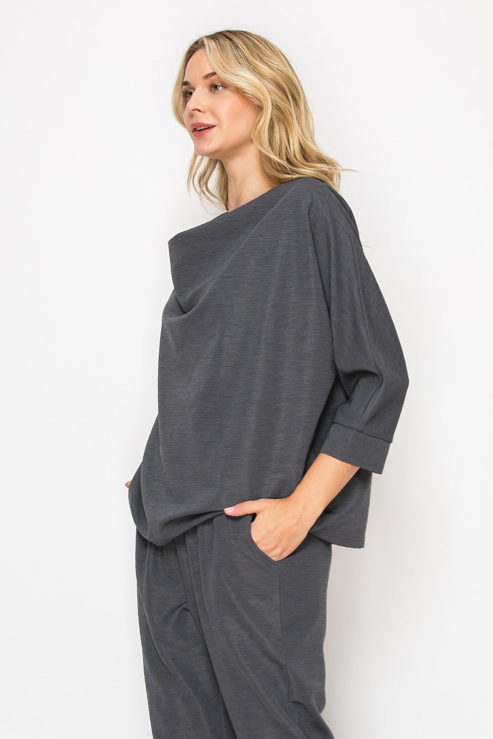 Keziah Cowal Textured Knit Top