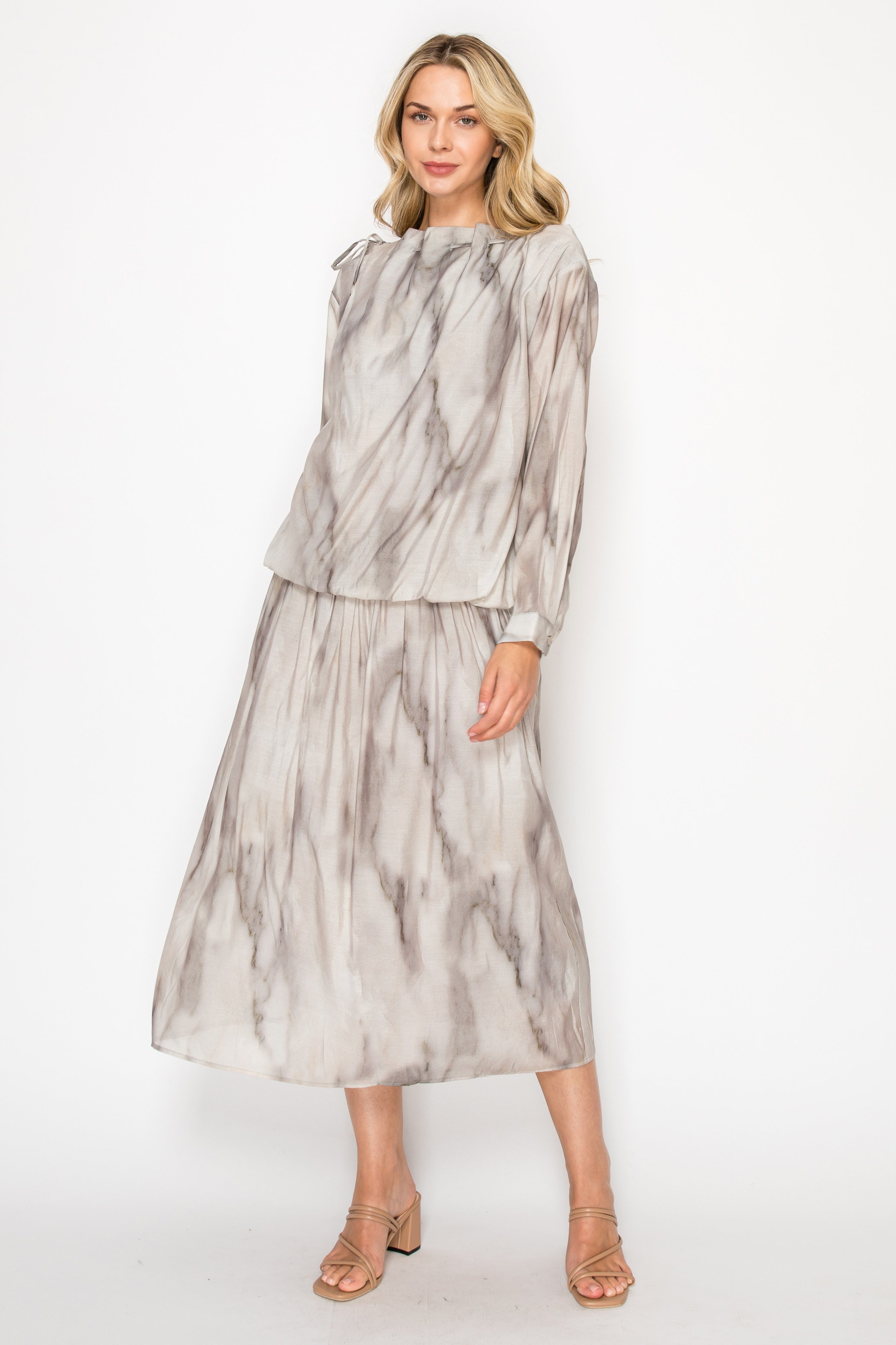 Jeanelle Woven Print Skirt