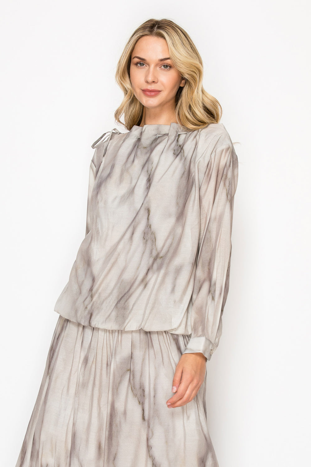 Jeremiah Woven Print Top