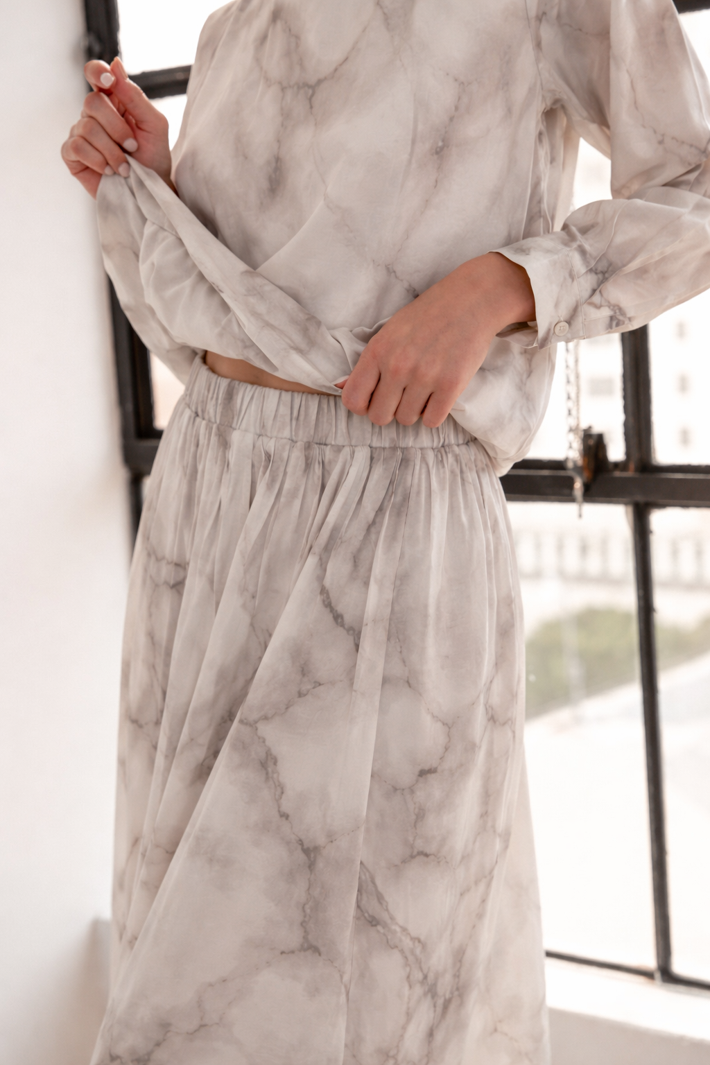 Jeremiah Woven Print Top