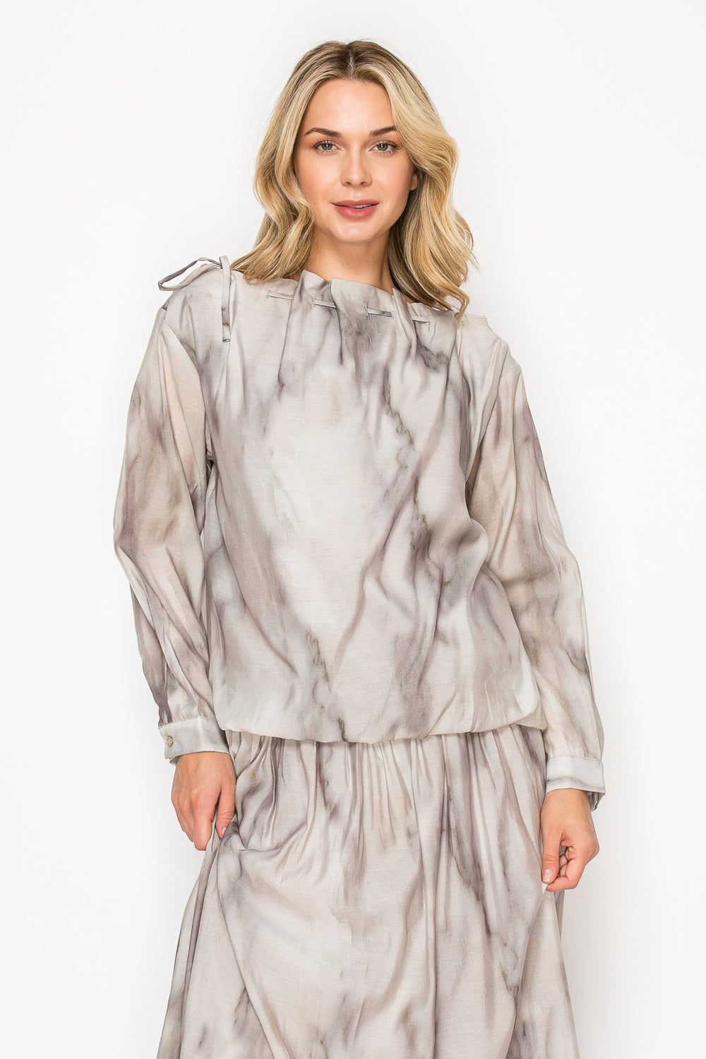 Jeremiah Woven Print Top