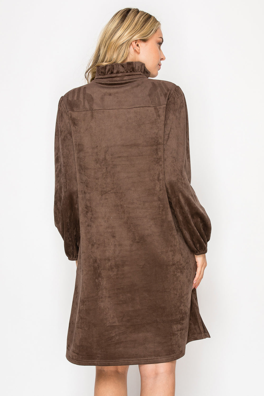 Anthony Stertch Suede Dress