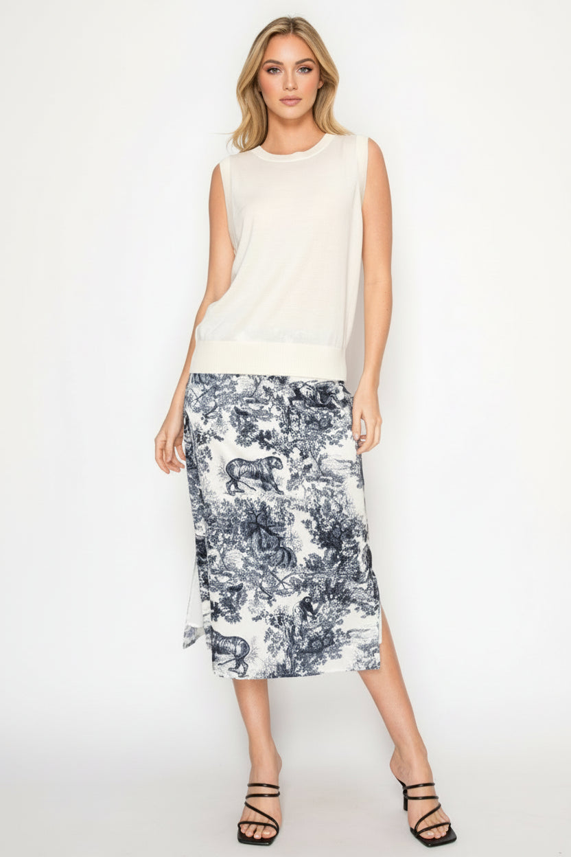 Stephan Knitted Sleeveless Top