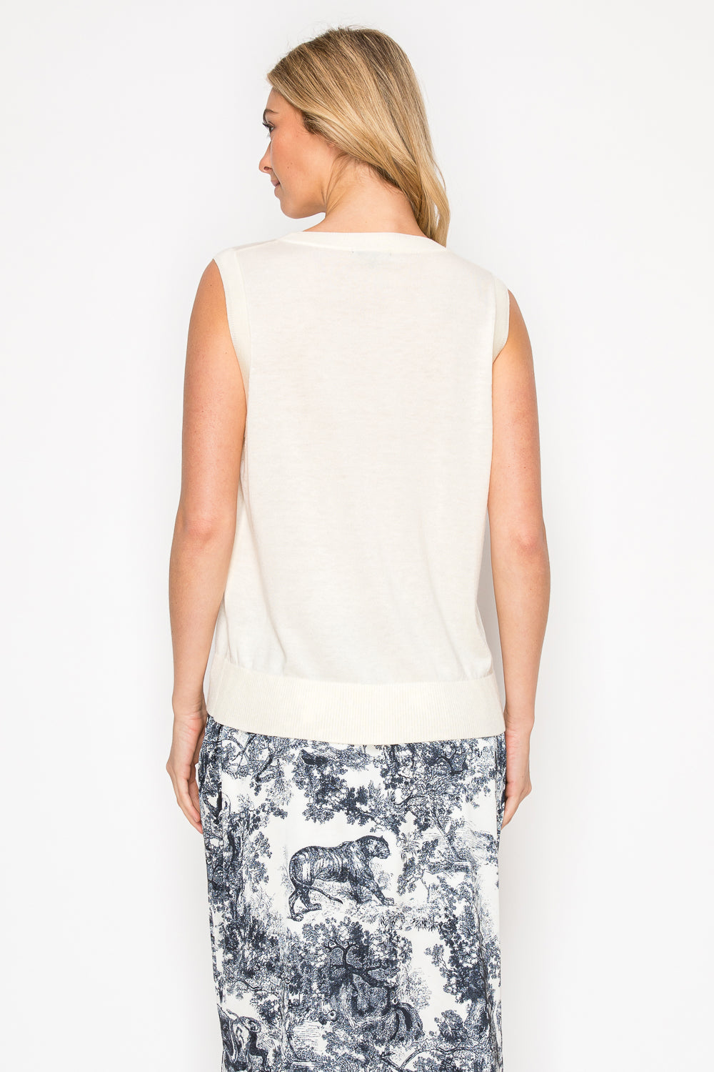 Stephan Knitted Sleeveless Top