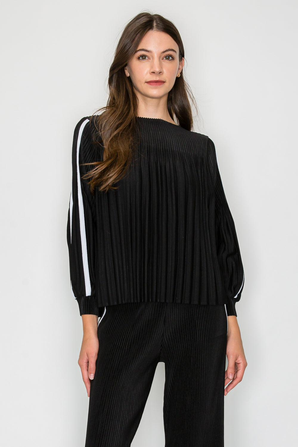 Jaline Pleated Top